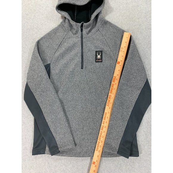 Spyder Polyester Full Zip Midweight Hoodie Jacket‎ (Men's Large) Gray - Picture 6 of 14